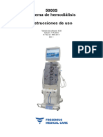 5008S Sistema de Hemodiálisis Instrucciones de Uso: Versión de Software: 4.58 Edición: 11A-2015 N.º de Ref.: M55 251 1