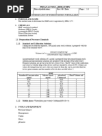 SOP For Operation of The Lux Meter and Monitoring The Lux Level | PDF ...