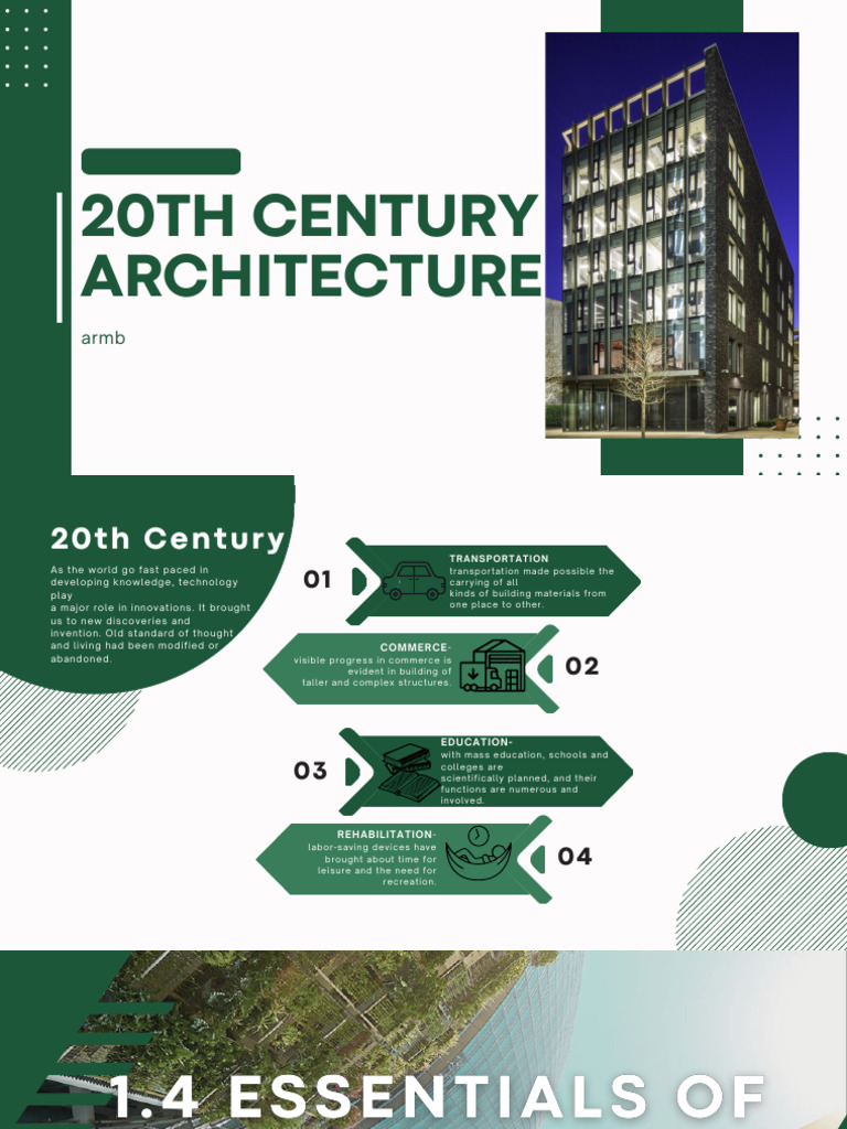 20th CENTURY ARCHITECTURE | PDF