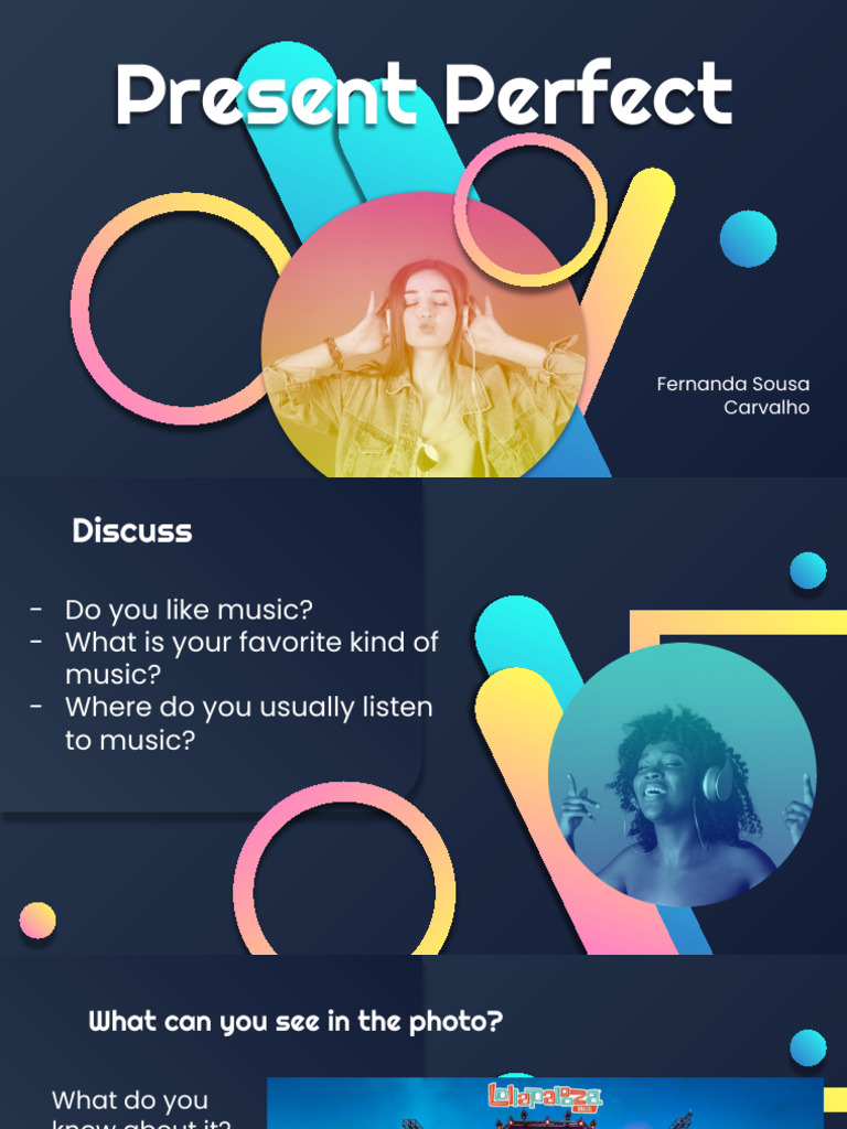 Present Perfect Lesson Slides Pdf