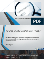 Oficina de Empregabilidade