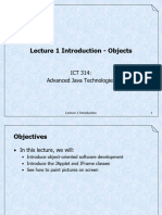 Lecture 1 Introduction - Objects