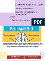 Imnovacion - Pensamiento - Convergente y Divergente