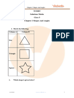 NCERT Solutions For Class 5 Maths Chapter 2 - Shapes and Angles - .