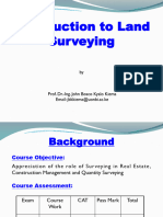 Intro Surveying BRE BCM BQS 201 JBKK Part 1 Revised