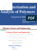 Polymer Science and Engineering - Part IV