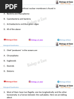 Biological Classification MCQs