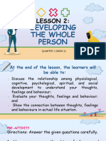 PD Lesson 2 Dev. The Whole Person PDF