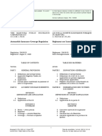 Automobile Insurance Coverage Regulation, Man Reg 290/88 R.