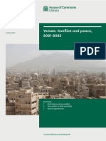 Yemen: Conflict and Peace, 2021-2023: by Philip Loft 4 May 2023