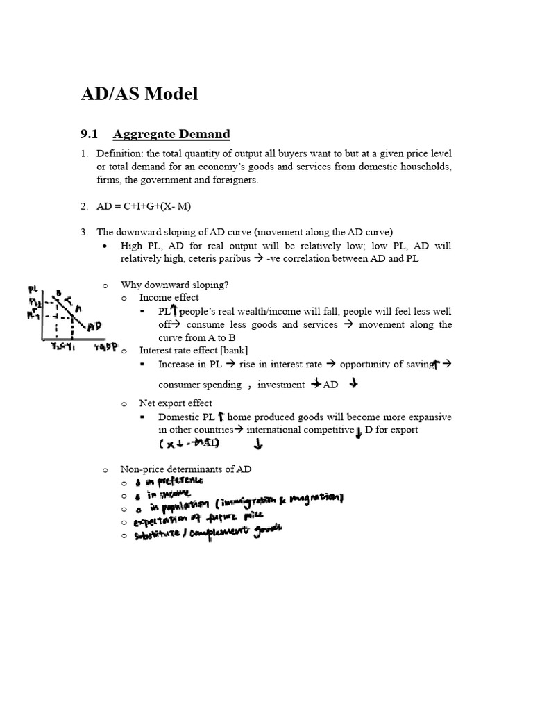 Adas Model | PDF | Full Employment | Consumption (Economics)