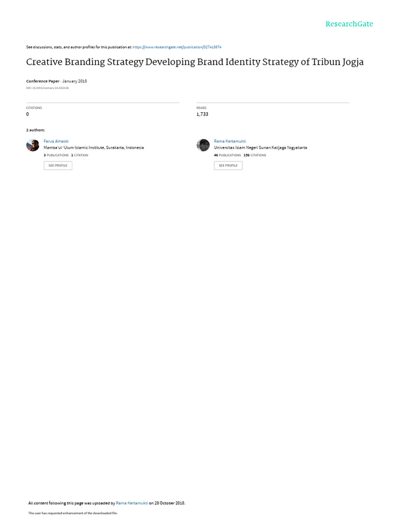 Creative Branding Strategy Developing Brand Identi Pdf