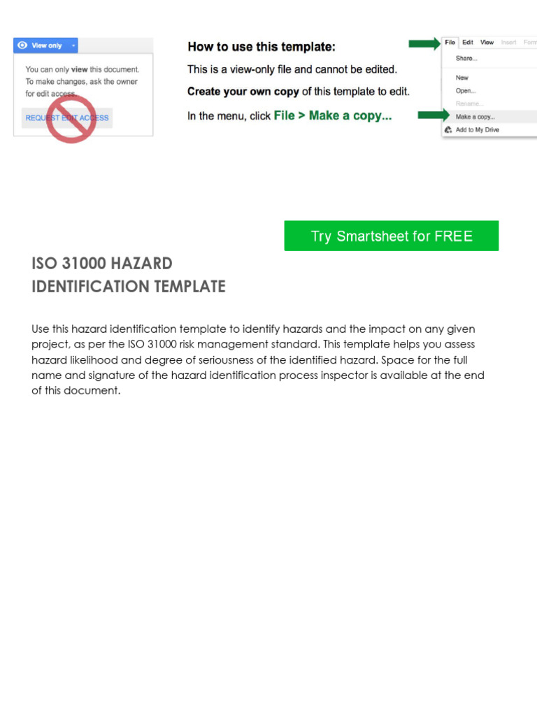 Iso 31000 Hazard Identification Pdf Personal Protective Equipment