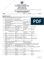 MATH 10 Test Questions SY 2022-2023