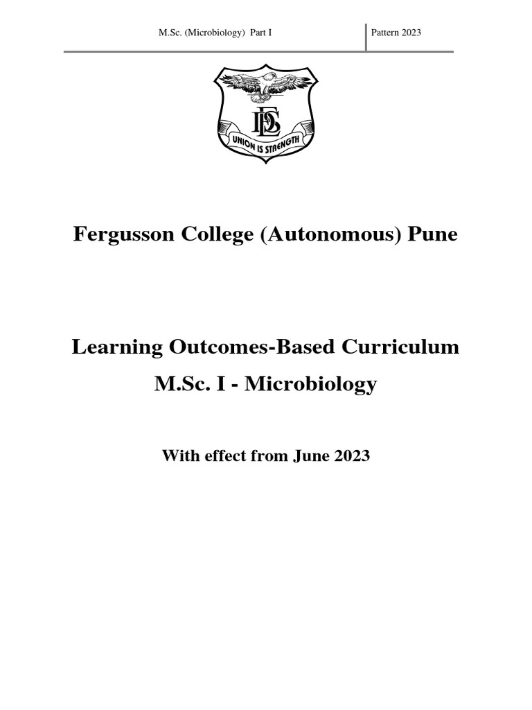 Pg i microbiology syllabus nep final 7 6 23 pdf dna sequencing