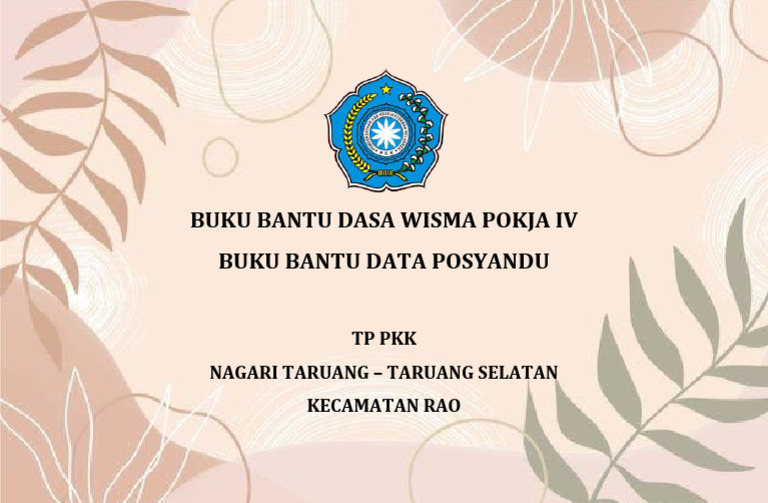 Cover Pkk Buku Kegiatan Pokja Iv Pdf