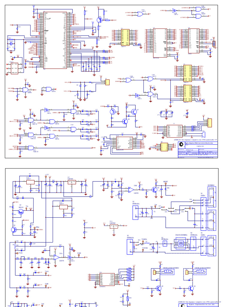 Diagrama do Cartão 832 Rev. 5 | PDF