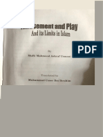 Amusement and Play and Its Limits in Islam