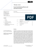 Guard Cell Photosynthesis and Stomatal Function 2