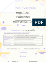 Slides To Organize University Exams by Slidesgo