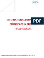 SCQF Level 6 Program Curriculum