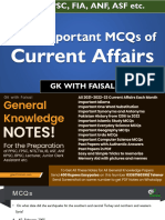 New Notes of Current Affairs