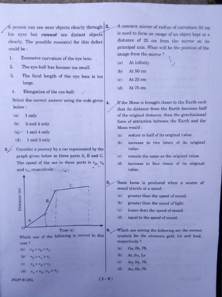 CDS 2024 GK Question Paper PDF