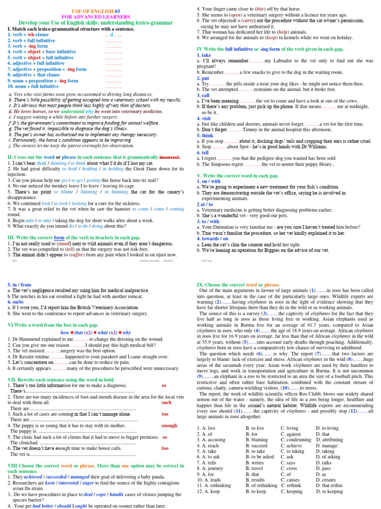 English For Advanced Learners