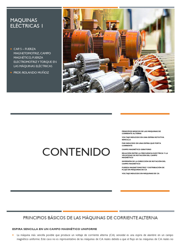 Clase #6 | PDF | Campo magnético | Inductor