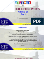 Day 1 Week 2 Q1 Applied Economics