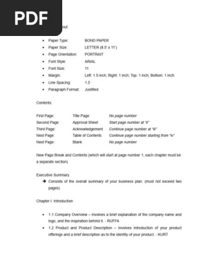 Business Plan