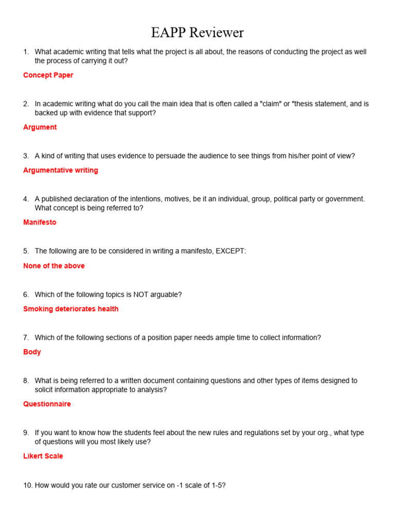 Eapp Reviewer Pdf