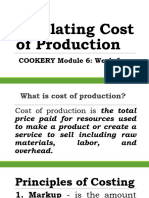 Module 6 Cost of Production