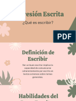 ¿Qué Es Escribir