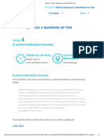 Unidade 1 Aula 4 - A Autorrealização Humana