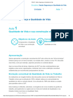 Unidade 1 Aula 1 - Qualidade de Vida e Sua Construção Conceitual