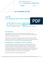 Unidade 1 Aula 3 - O Ser Humano e Suas Várias Dimensões