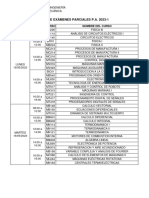 Rol de Examenes Parciales - Curso de Docentes A Tiempo Completo P.A. 2023-1 PDF