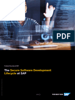 The Secure Software Development Lifecycle at SAP