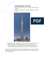 Burj Khalifa Floor Details