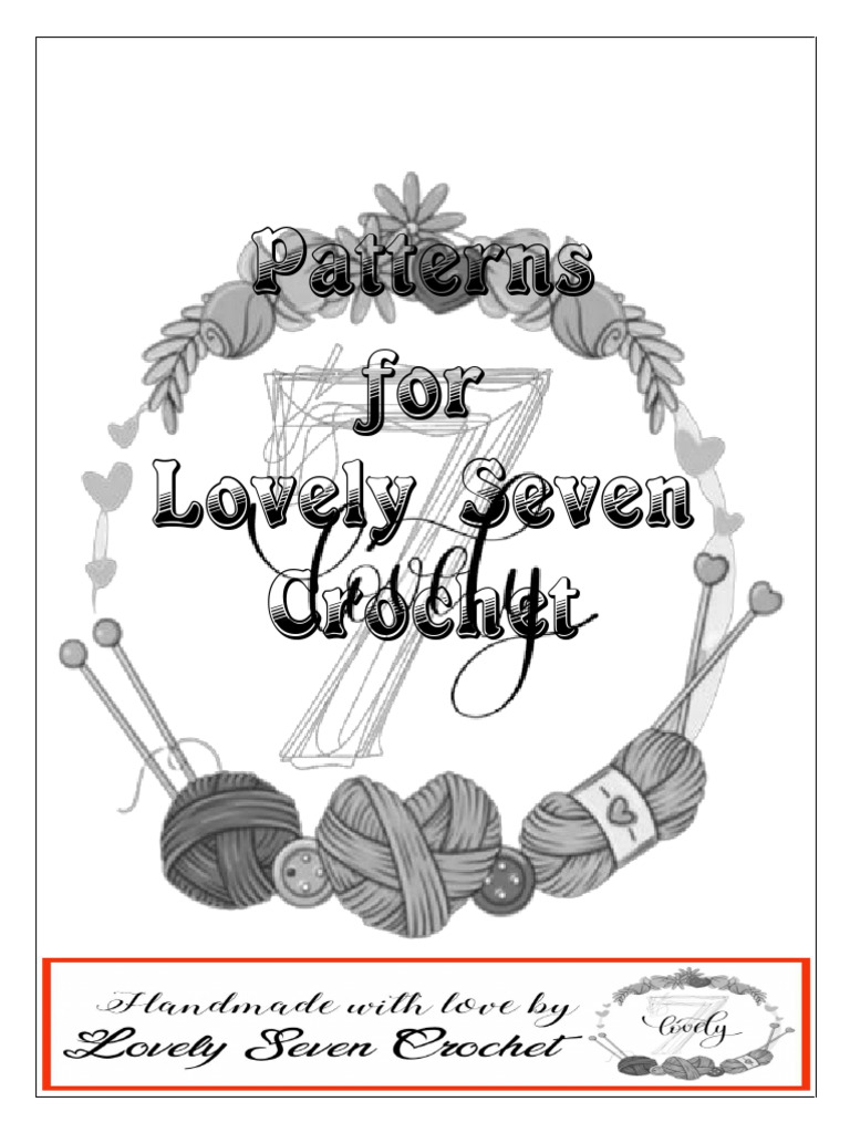 Crochet Patterns PDF Textiles Textile Arts