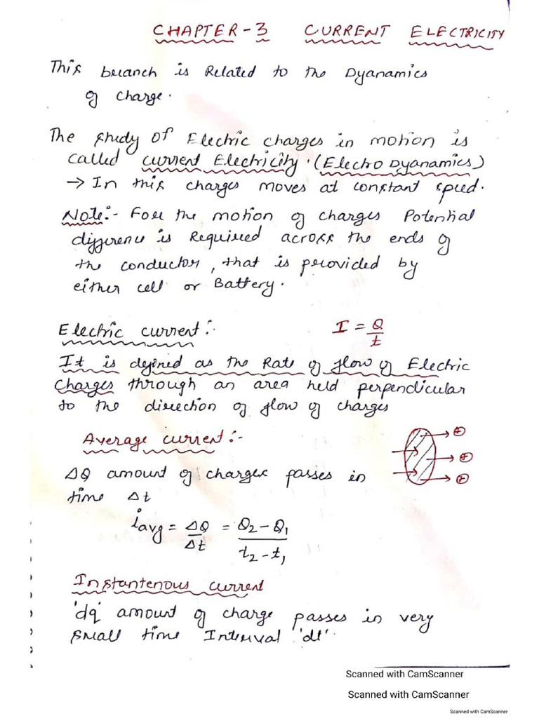 Class 12th ch 3 current electricity class 12th pdf