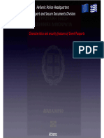 Presentation of Greek Passport