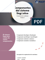 COMUNICACIÓN ACADÉMICA - Componentes SISTEMA LINGÜÍSTICO - FONOLOGÍA.