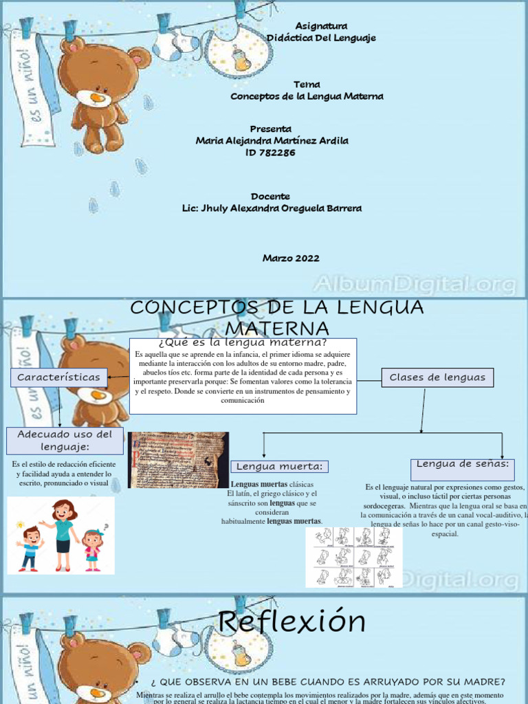 Conceptos Clave de la Lengua Materna | PDF | Primer idioma | Lenguaje ...