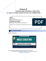 Bped Module in Music in K 12 Curriculum