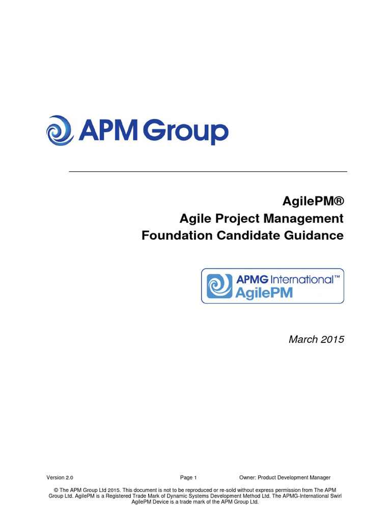 AgilePM-Foundation Examsfragen