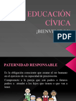 2ºEDUCACIÓN CÍVICA Paternidad Responsable