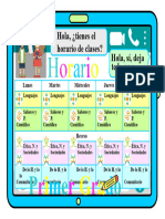 Horario 1°