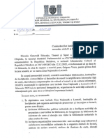 Scrisoare Nr. Din 10.01.2023 Conducatorilor Institutiilor de Invatamant Secundar Ciclul I Si II